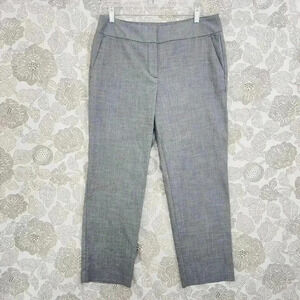 Loft Curvy Pencil Pants Size 10 Grey Women's 10 Straight Leg